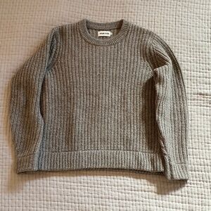 Taylor Stitch Heathered Gray Knit Sweater